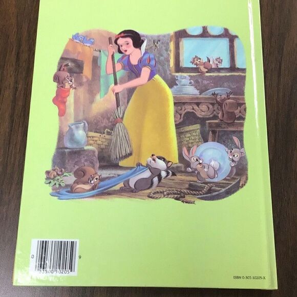 Vintage Walt Disney, Snow White, and the seven dwarfs a golden book 1984 edition - Picture 6 of 6